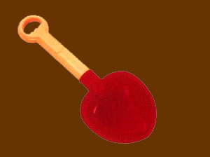 Toy shovel