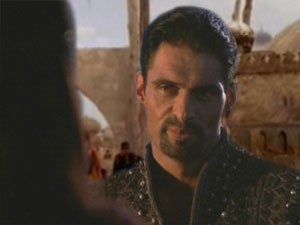 Ares talking to Xena