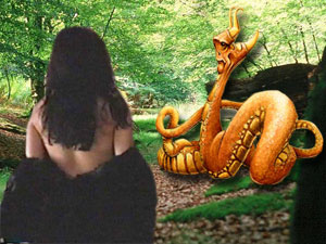Xena and the guivre