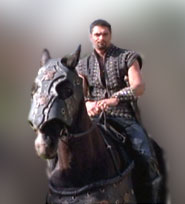 Ares on horseback