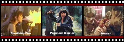 clips of Xena's many skills