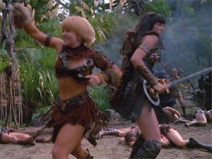 Gabrielle and Xena