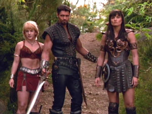 Xena, Gabrielle and Ares